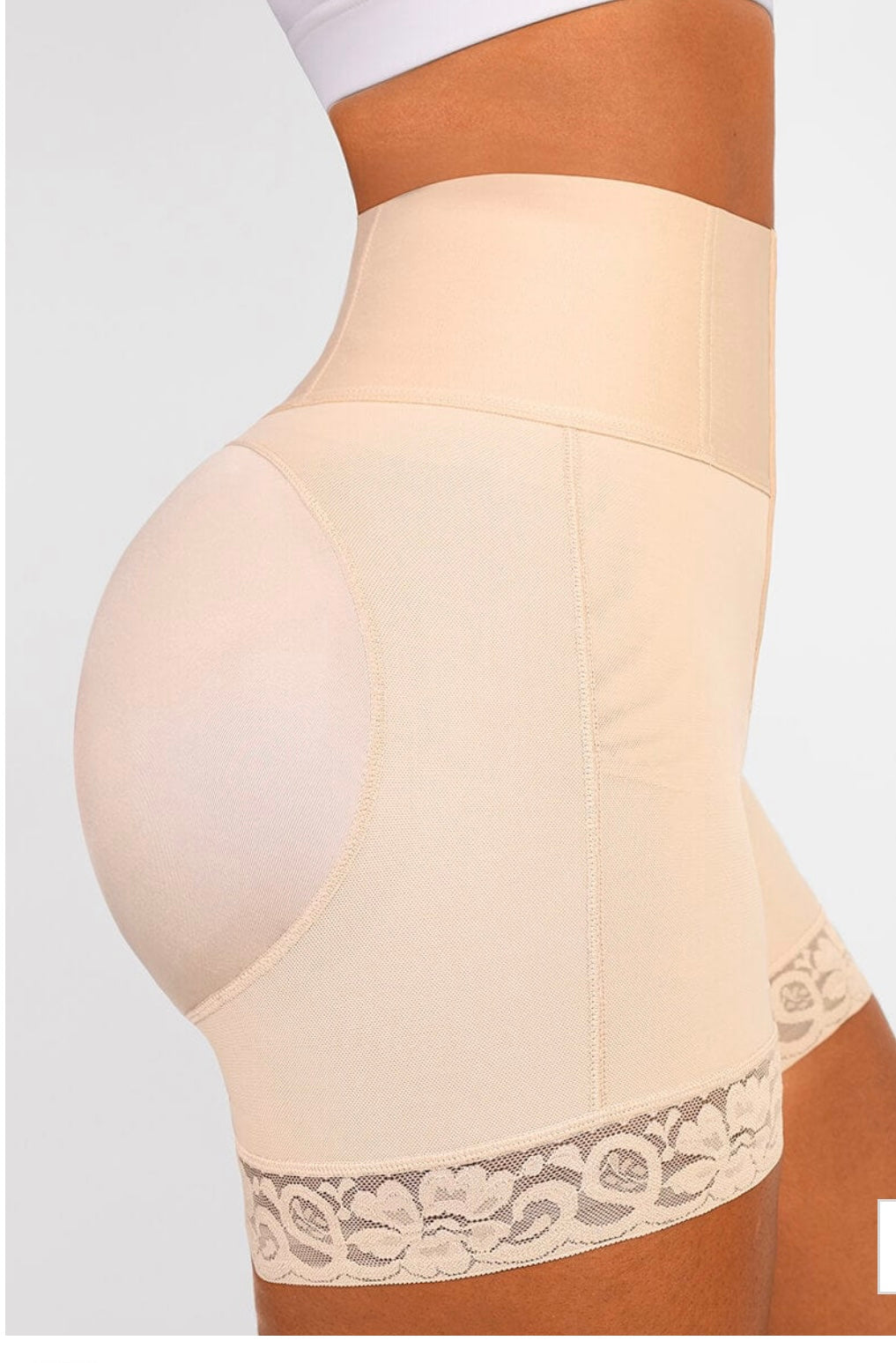 Butt Lifter Tummy Control Middle Waisted Mid Thigh Shaper Shorts
